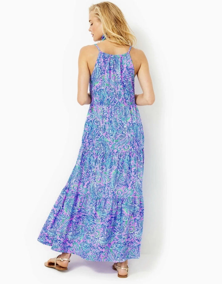 Lilly Pulitzer Maribella Halter Maxi Dress