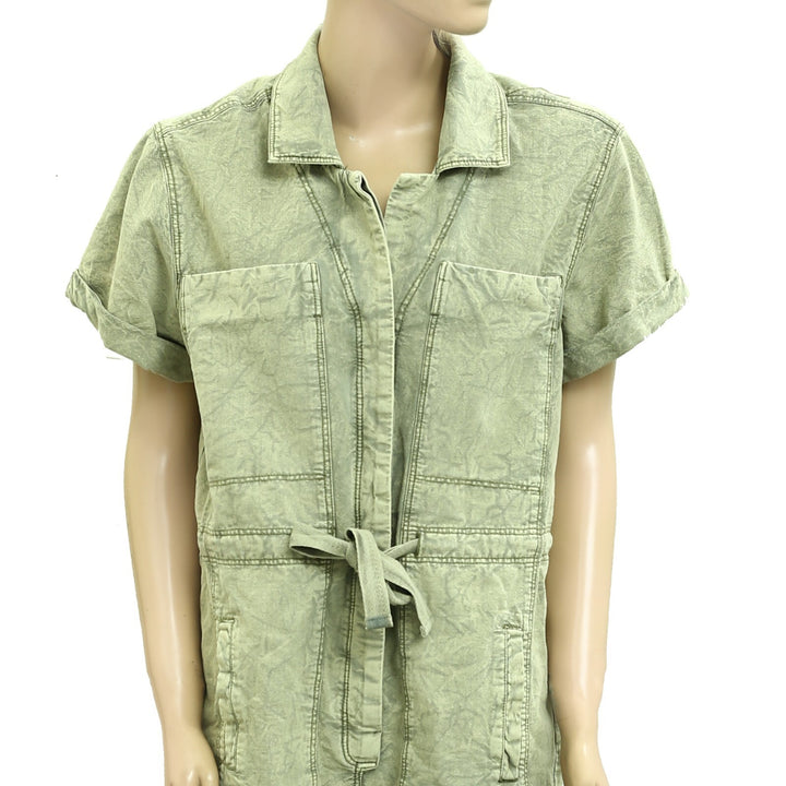 Free People Rhodes Chino Coverall Romper