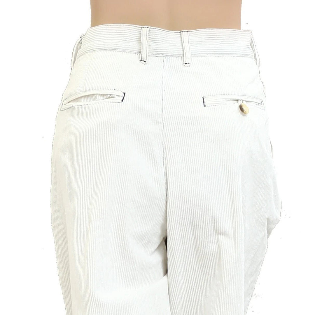 Free People We The Free Good Luck Mid-Rise Cord Barrel Jeans Pants