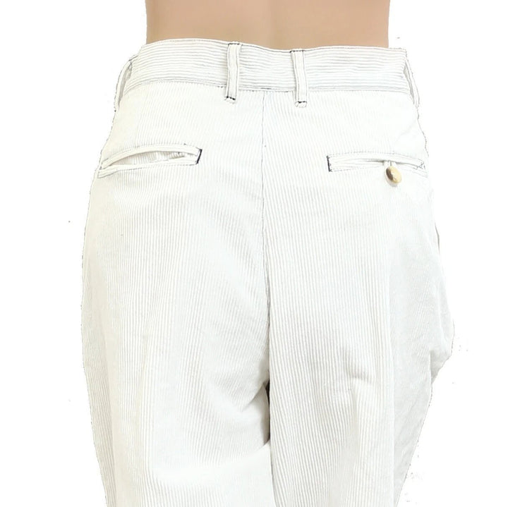 Free People We The Free Good Luck Mid-Rise Cord Barrel Jeans Pants