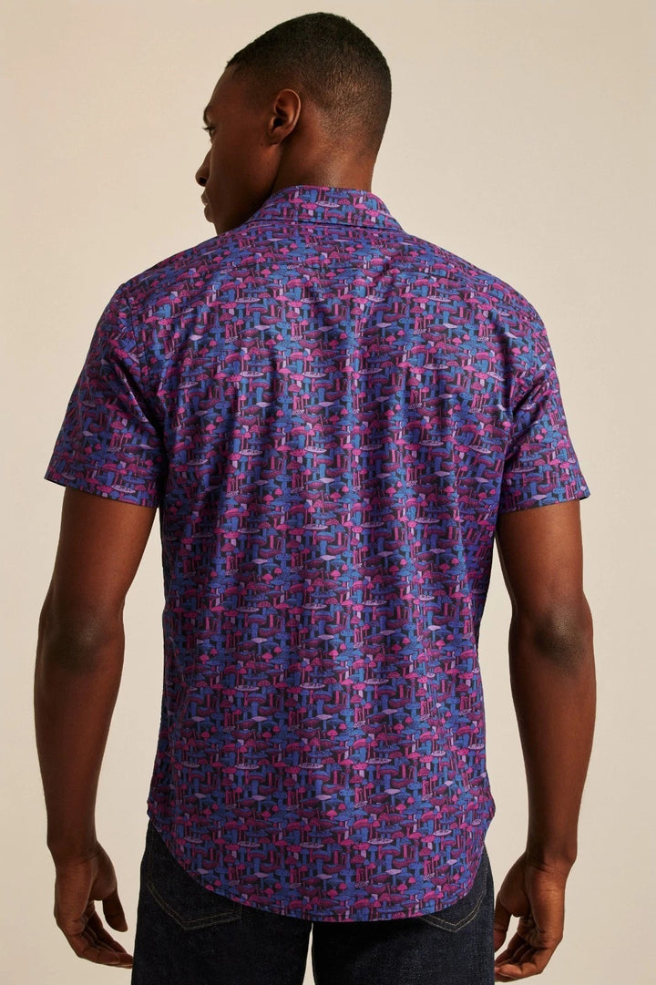 Bonobos Riviera Short Sleeve Printed Men's Shirt