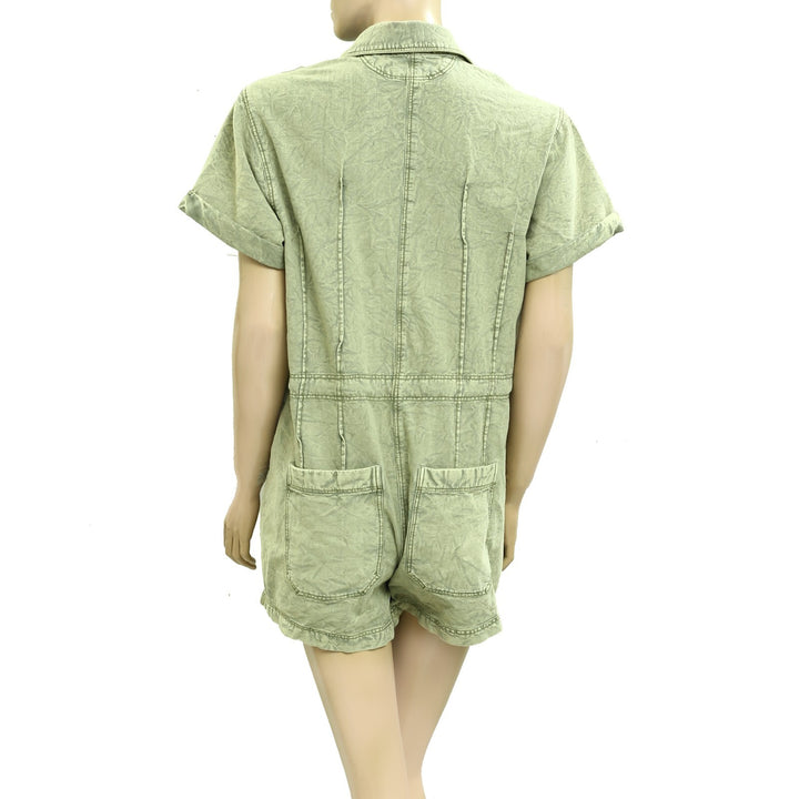 Free People Rhodes Chino Coverall Romper