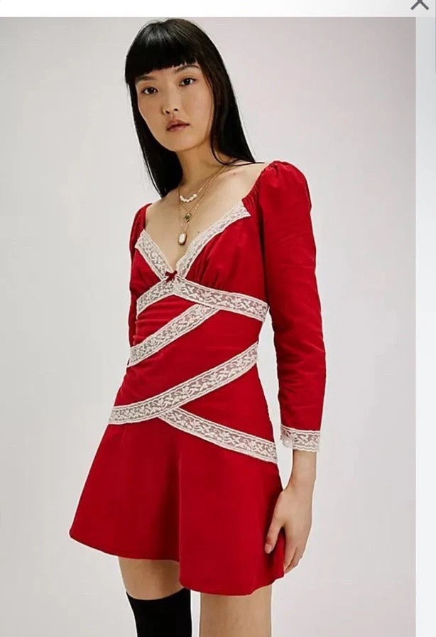 Free People Tennley Corduroy Mini Dress