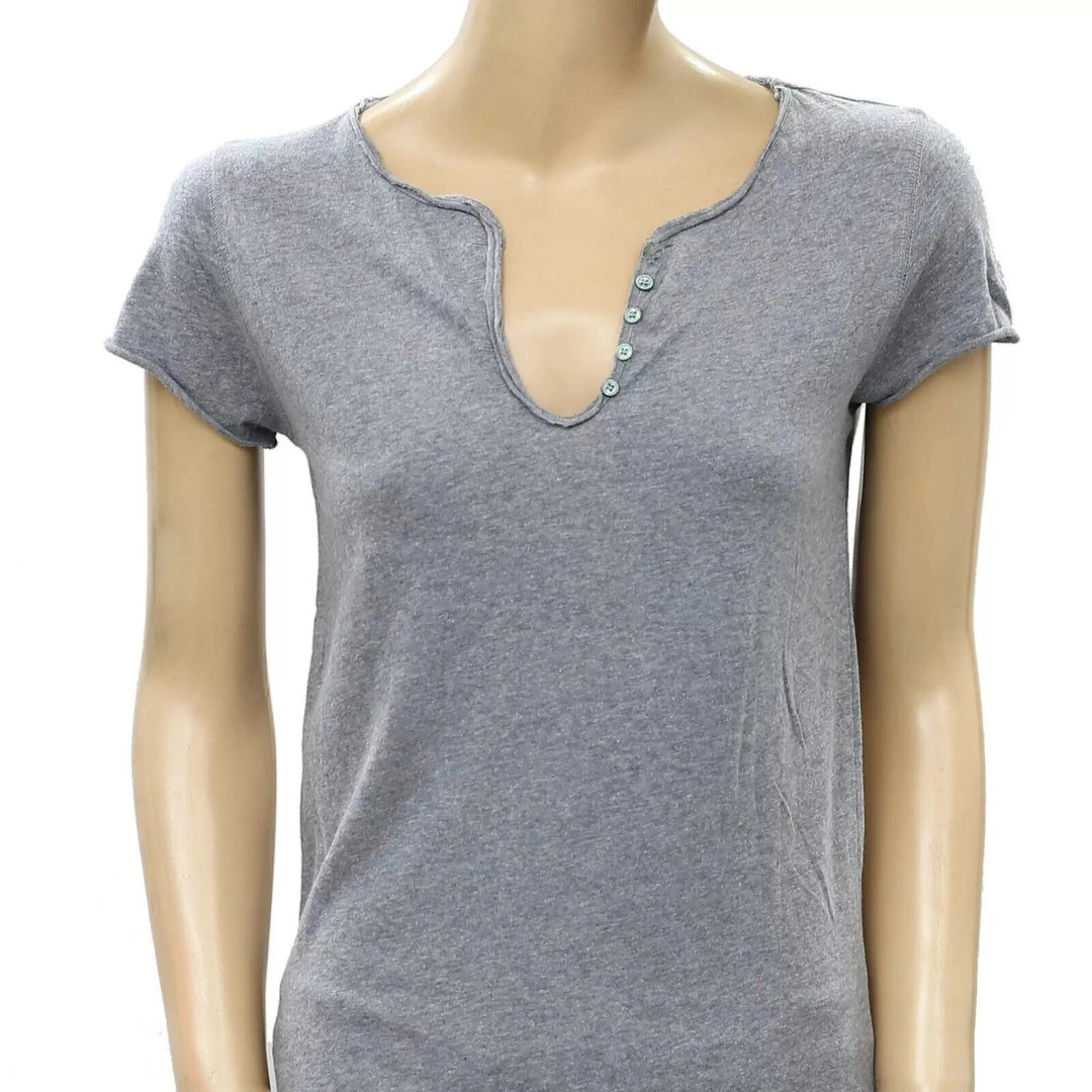 Zadig & Voltaire Zadig Rocks New York Glitter Printed T-Shirt Top