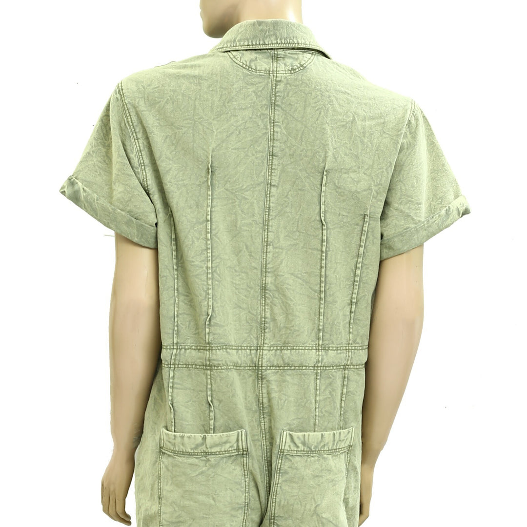 Free People Rhodes Chino Coverall Romper