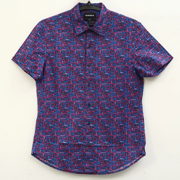 Bonobos Riviera Short Sleeve Printed Men's Shirt