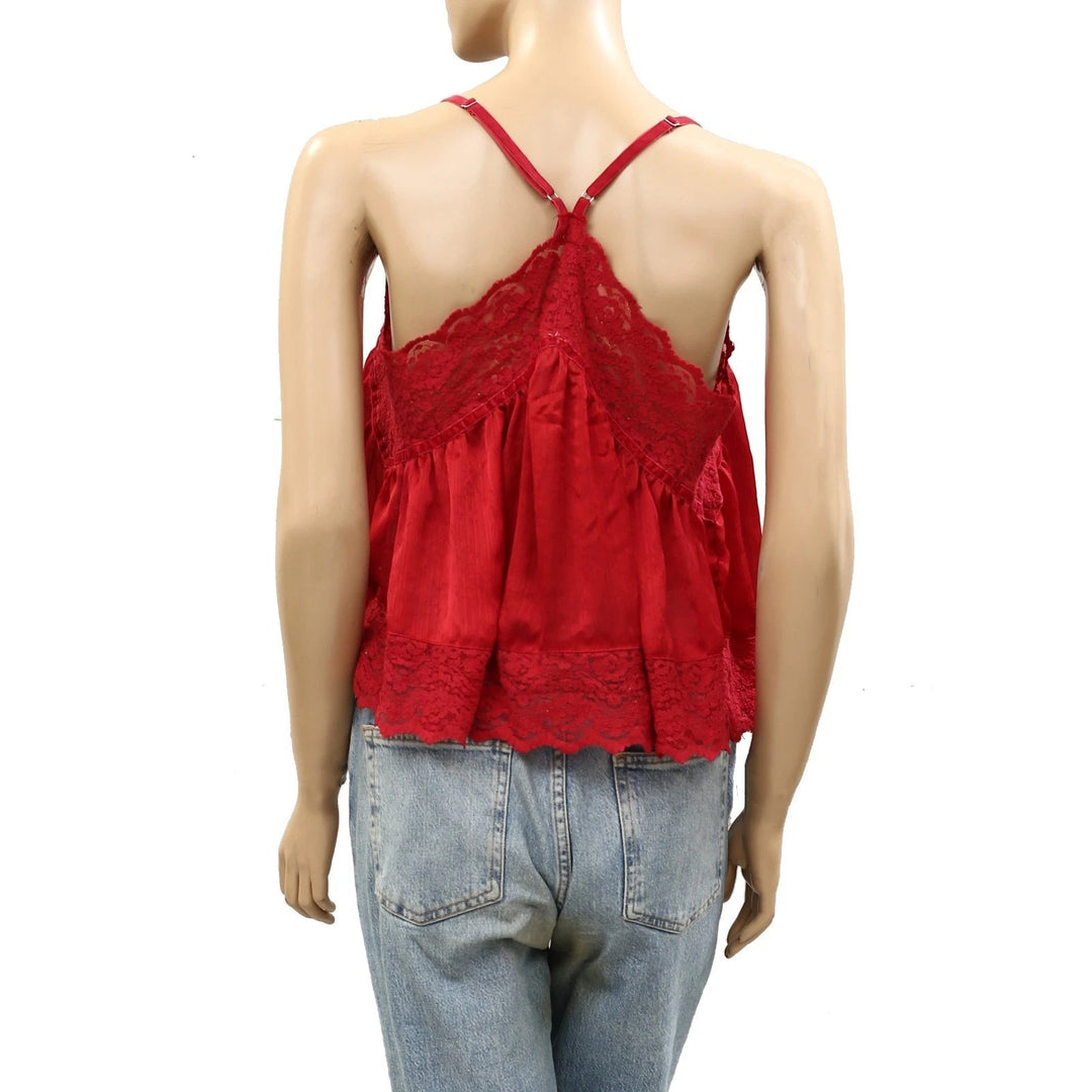 Intimately Free People Fiona Satin Cami Tank Top