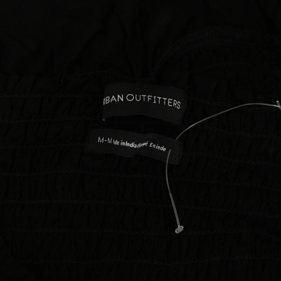 Urban Outfitters UO Jessa Embellished Peplum Cropped Blouse Top