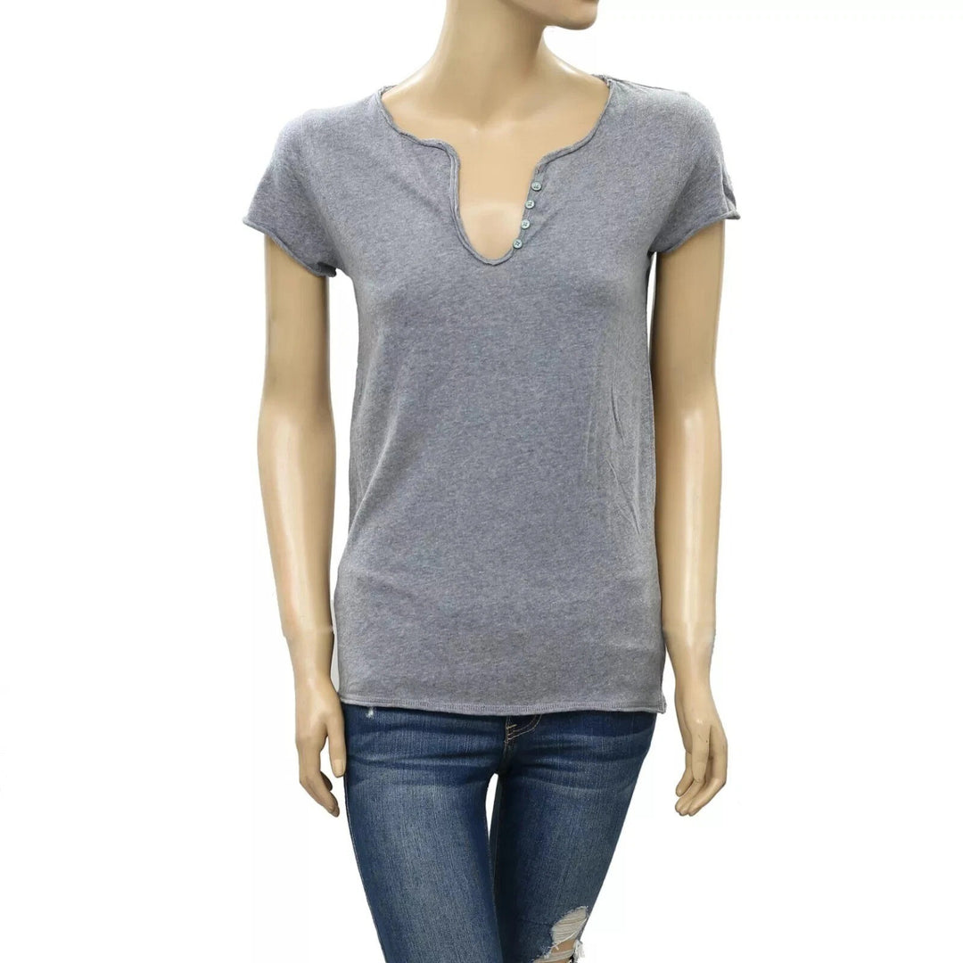 Zadig & Voltaire Zadig Rocks New York Glitter Printed T-Shirt Top