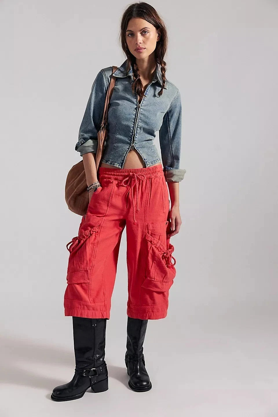 Free People Ashton Crop Capri Pants