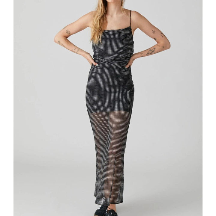 Urban Outfitters UO Rosalia 雪纺长连衣裙 S