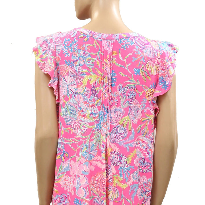 Lilly Pulitzer Golda Flutter Sleeves Mini Dress