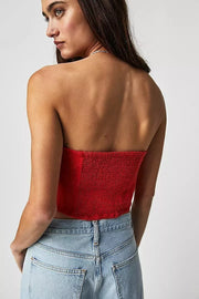 Free People Leilani Cropped Tube Top