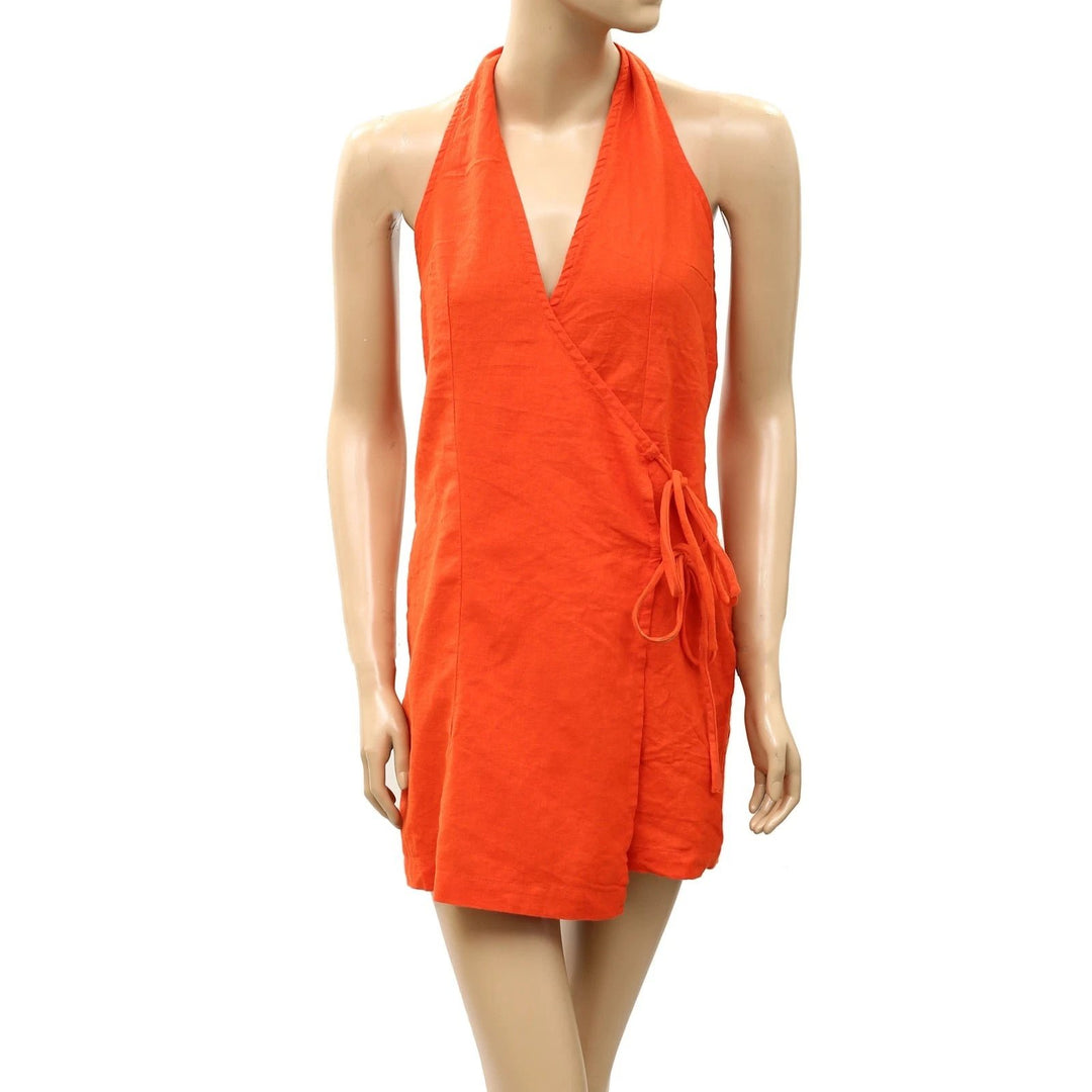 Free People Free-Est Best Day Ever Linen Mini Dress