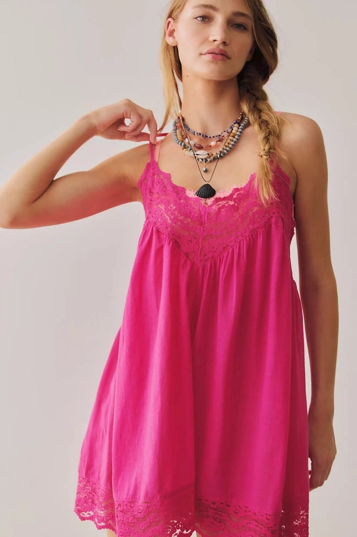 Intimately Free People Fiona Mini Slip Dress
