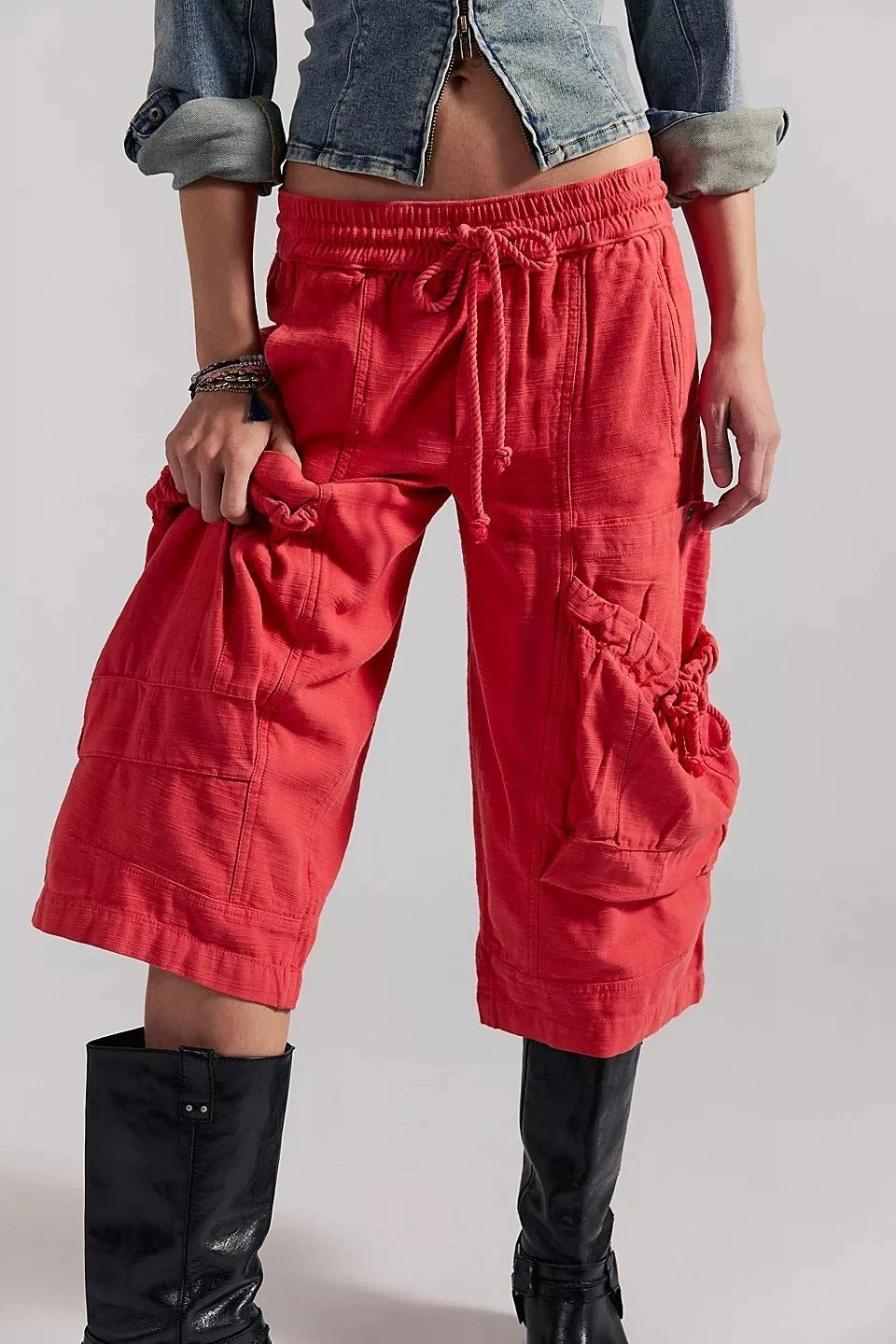 Free People Ashton Crop Capri Pants