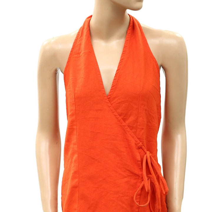 Free People Free-Est Best Day Ever Linen Mini Dress