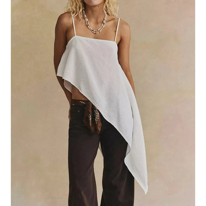 Free People Free-est Sandshell Linen Delia Cami Tank Top