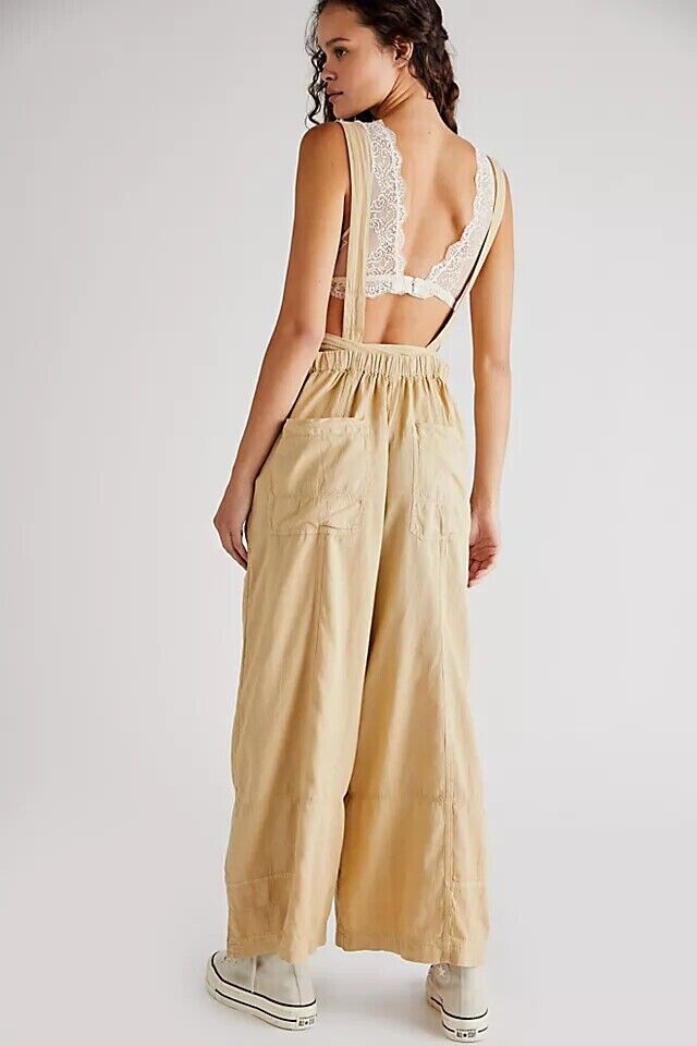 Free People Pretty Simple Utility Jumpsuit Dress