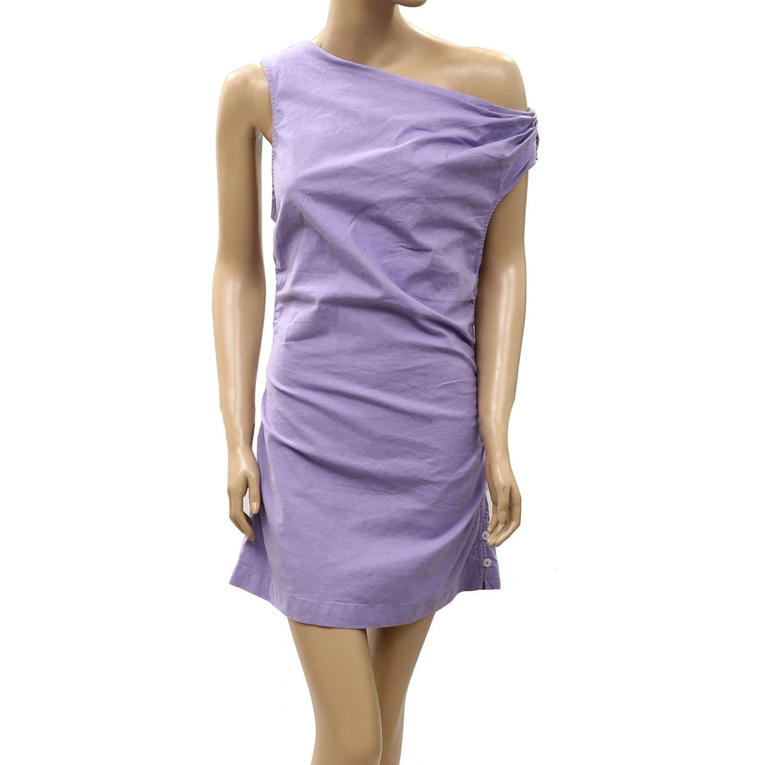 Free People Free-Est So Far Summer Stretch Linen Mini Dress