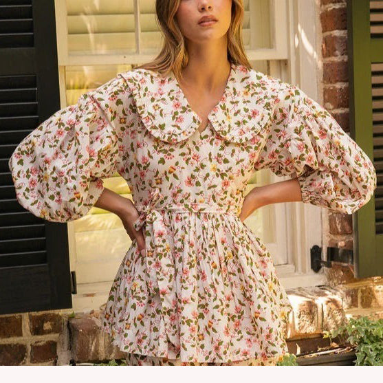 La Maregold The Camila Micro Mini Wrap Dress