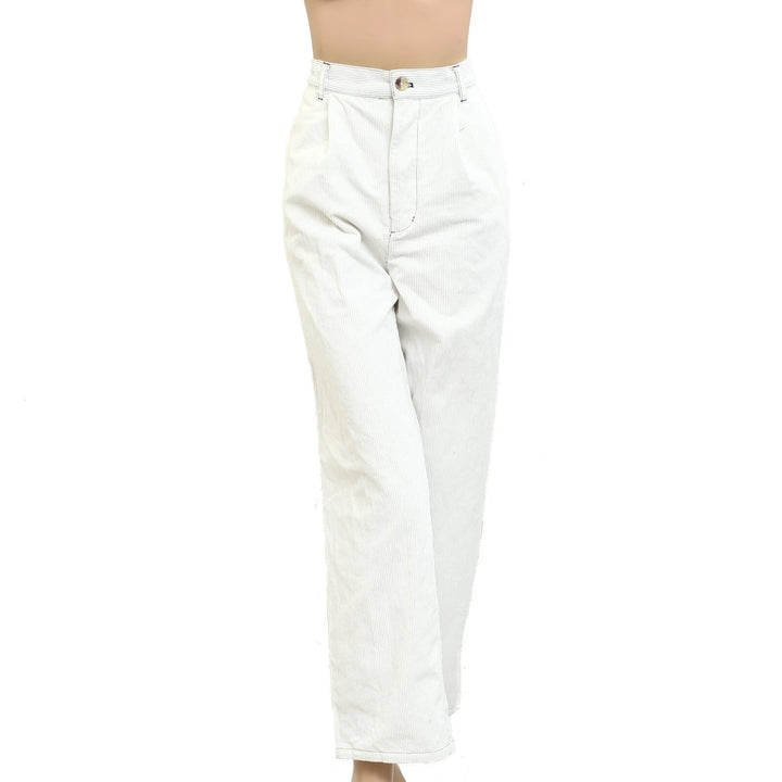 Free People We The Free Good Luck Mid-Rise Cord Barrel Jeans Pants