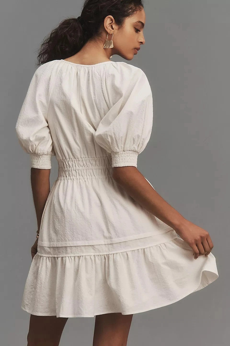 Anthropologie The Somerset Mini Dress – White Chocolate Couture