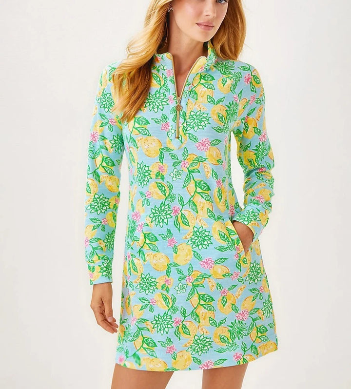 Lilly Pulitzer Ashlee Lemonade Print Mini Dress