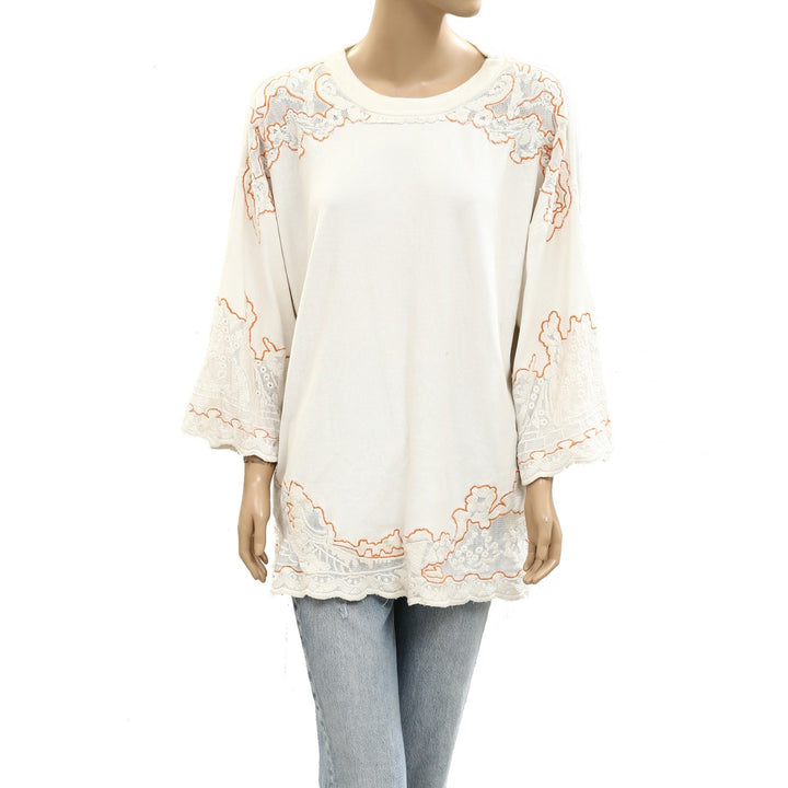 Free People Ribbed Knit Tunic Top