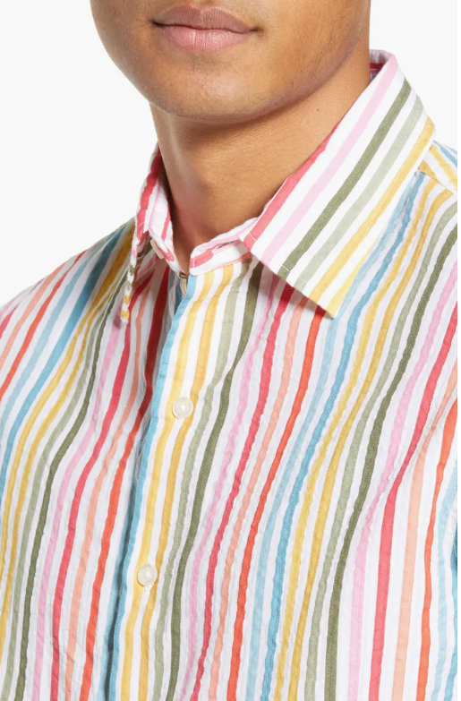 BONOBOS Riviera Striped Buttondown Men's Shirt
