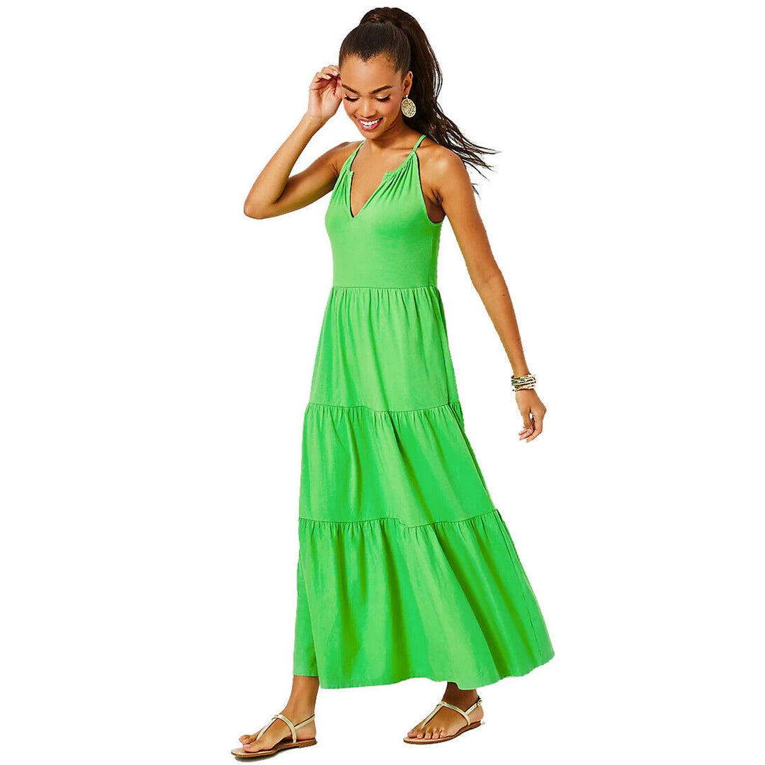 Lilly Pulitzer Maribella Halter Maxi Dress White Chocolate Couture Lilly Pulitzer Maribella Halter Maxi Dress White Chocolate Couture