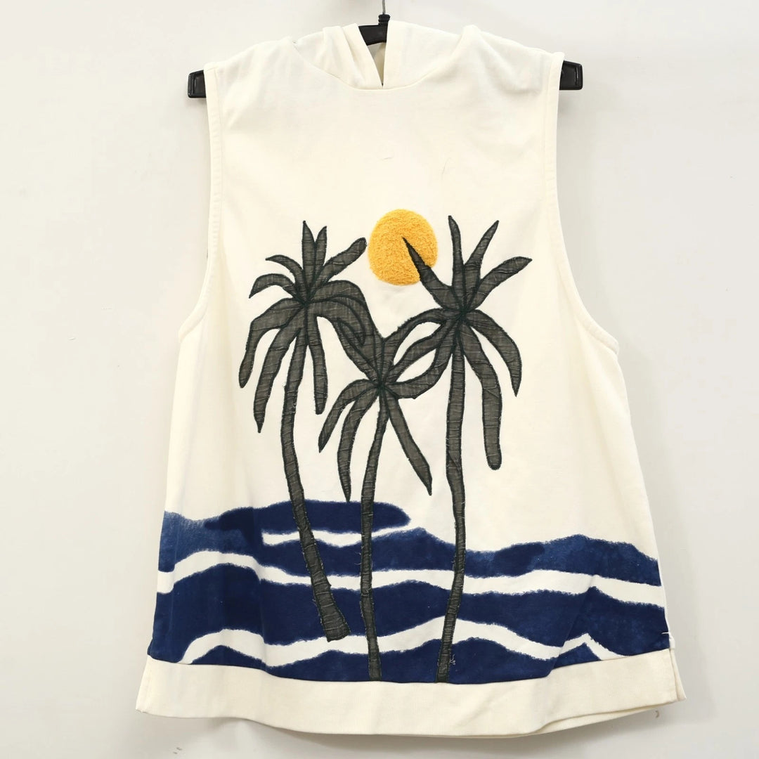 Anthropologie Celandine Sleeveless Hoodie Cover-Up Mini Dress