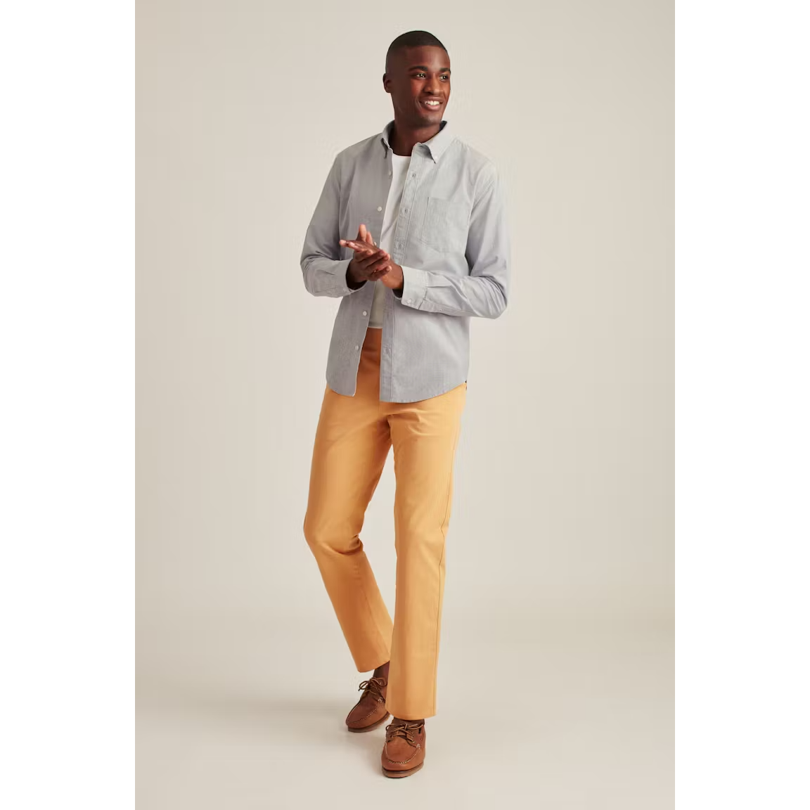 BONOBOS Everyday Oxford Men's Shirt – White Chocolate Couture