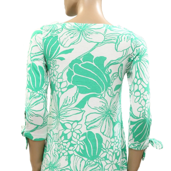 Lilly Pulitzer Lidia Floral Print Boatneck Mini Dress