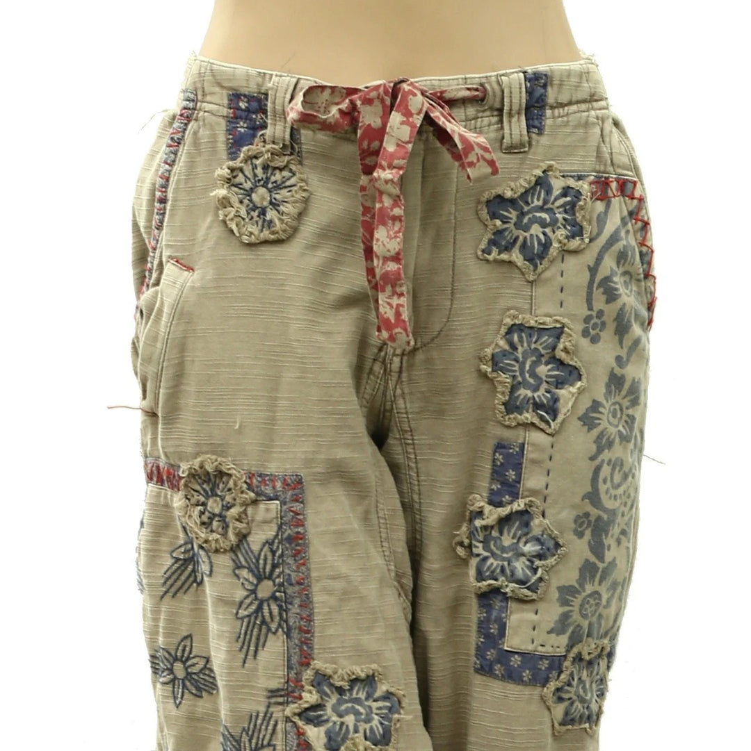 Free People We The Free Around The Block Patch Jogger Pants