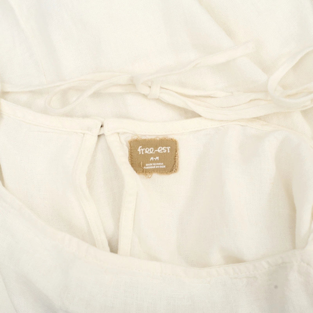 Free People Free-est Sandshell Linen Delia Cami Tank Top
