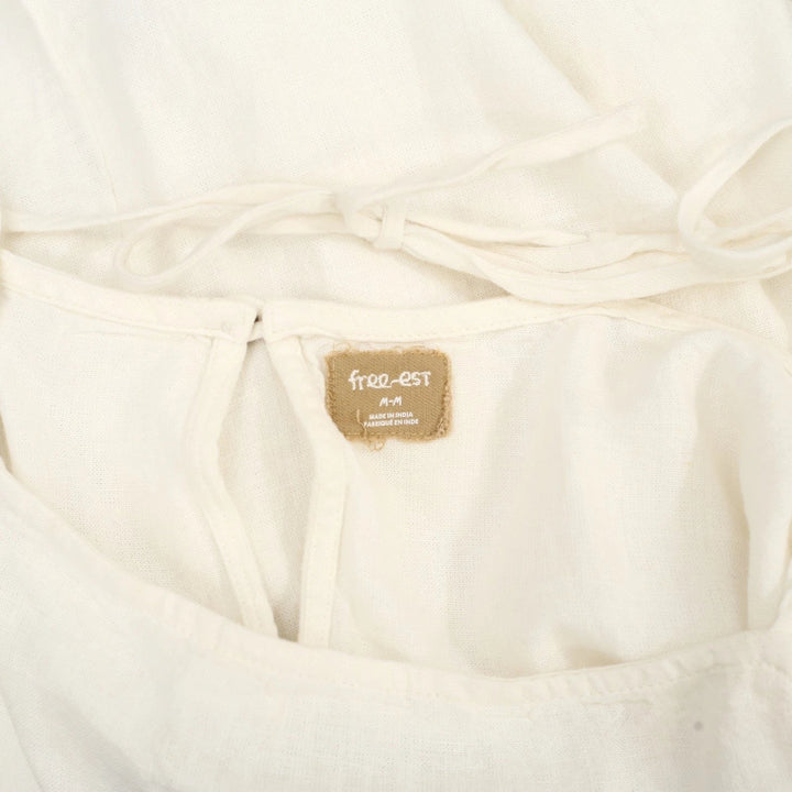 Free People Free-est Sandshell Linen Delia Cami Tank Top