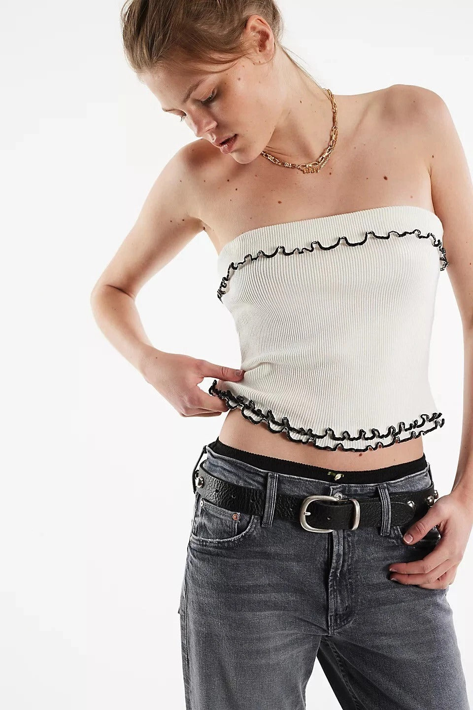 Free People Ellie Tube Cropped Top