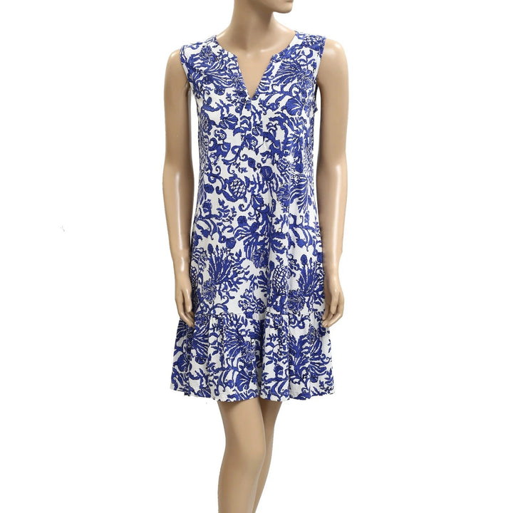 Lilly Pulitzer Ocean Toile Printed Mini Dress