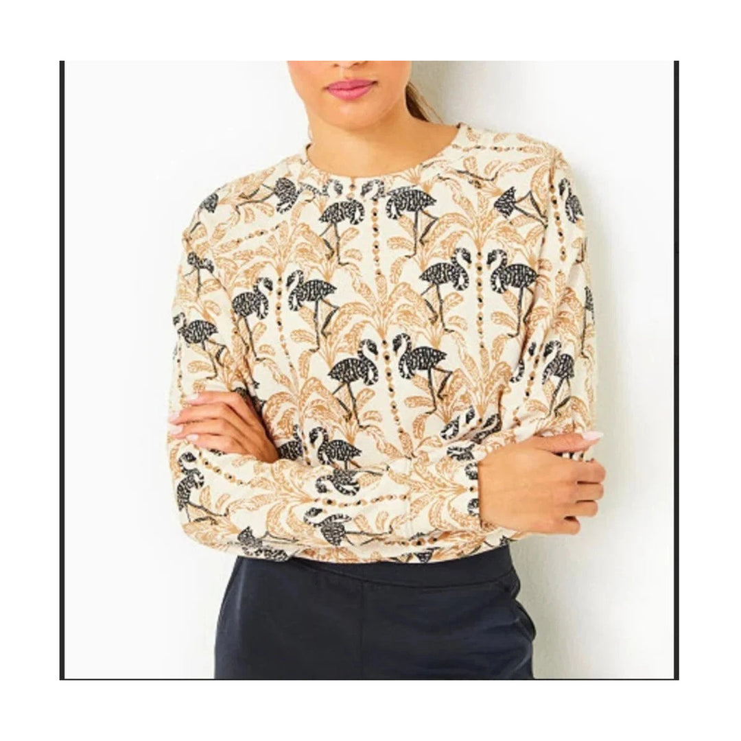 Lilly Pulitzer Everglade Long Sleeves Sweatshirt Top