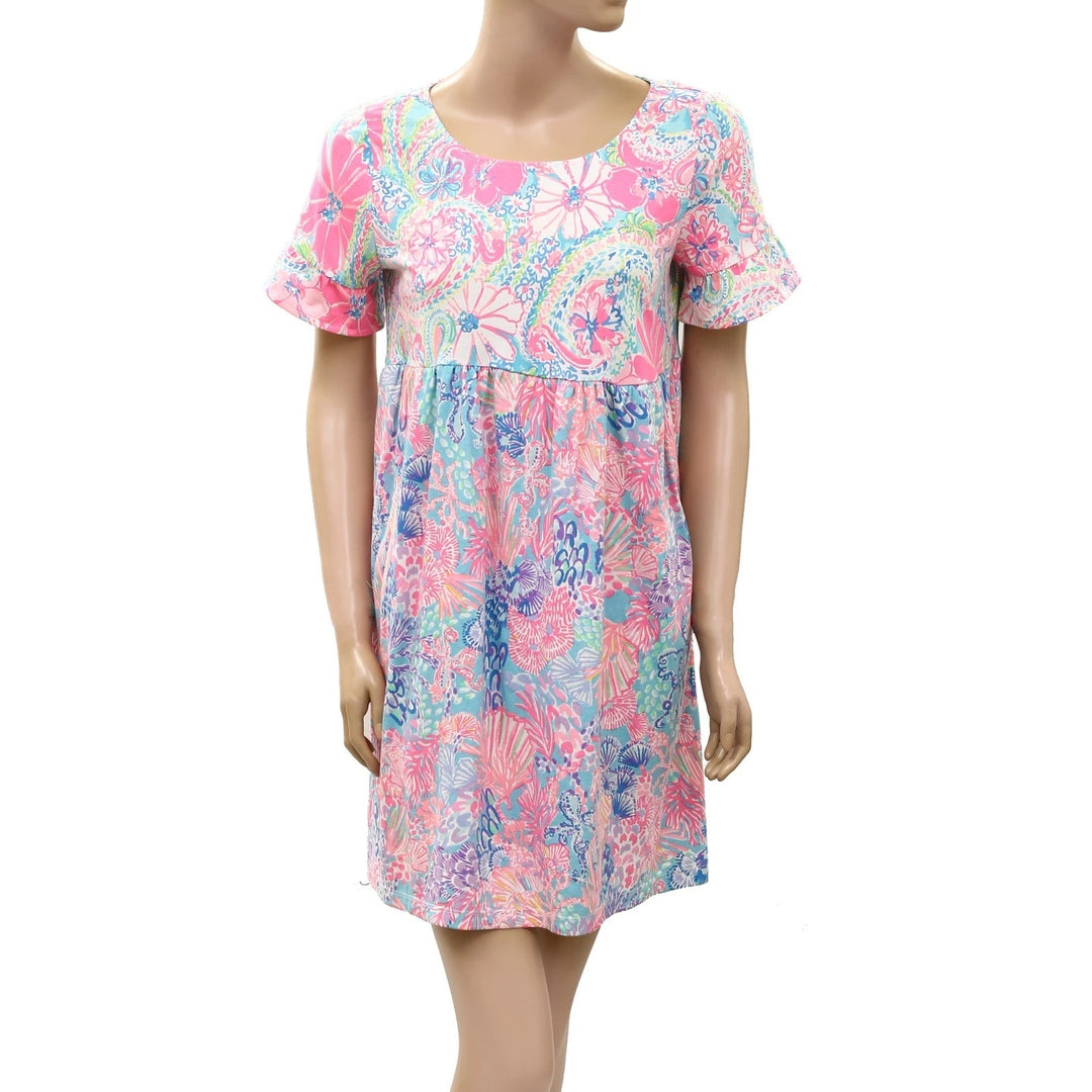 Lilly Pulitzer Swing Short Sleeves Mini Dress