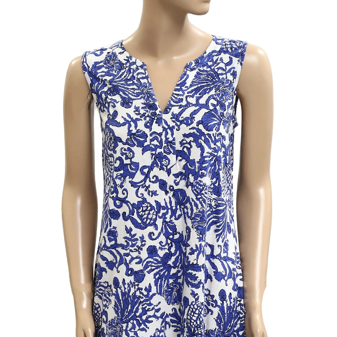 Lilly Pulitzer Ocean Toile Printed Mini Dress