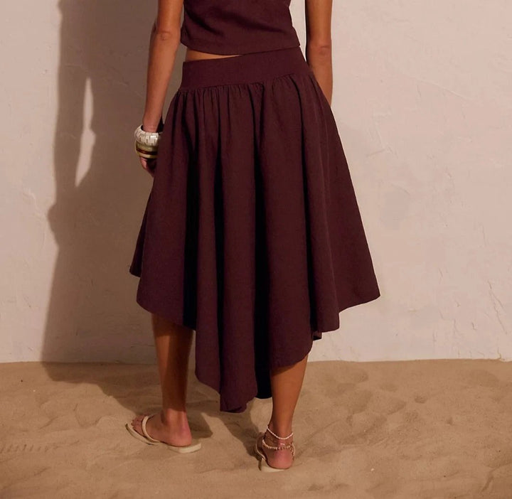 Free People Free-Est Annette Baby Midi Skirt
