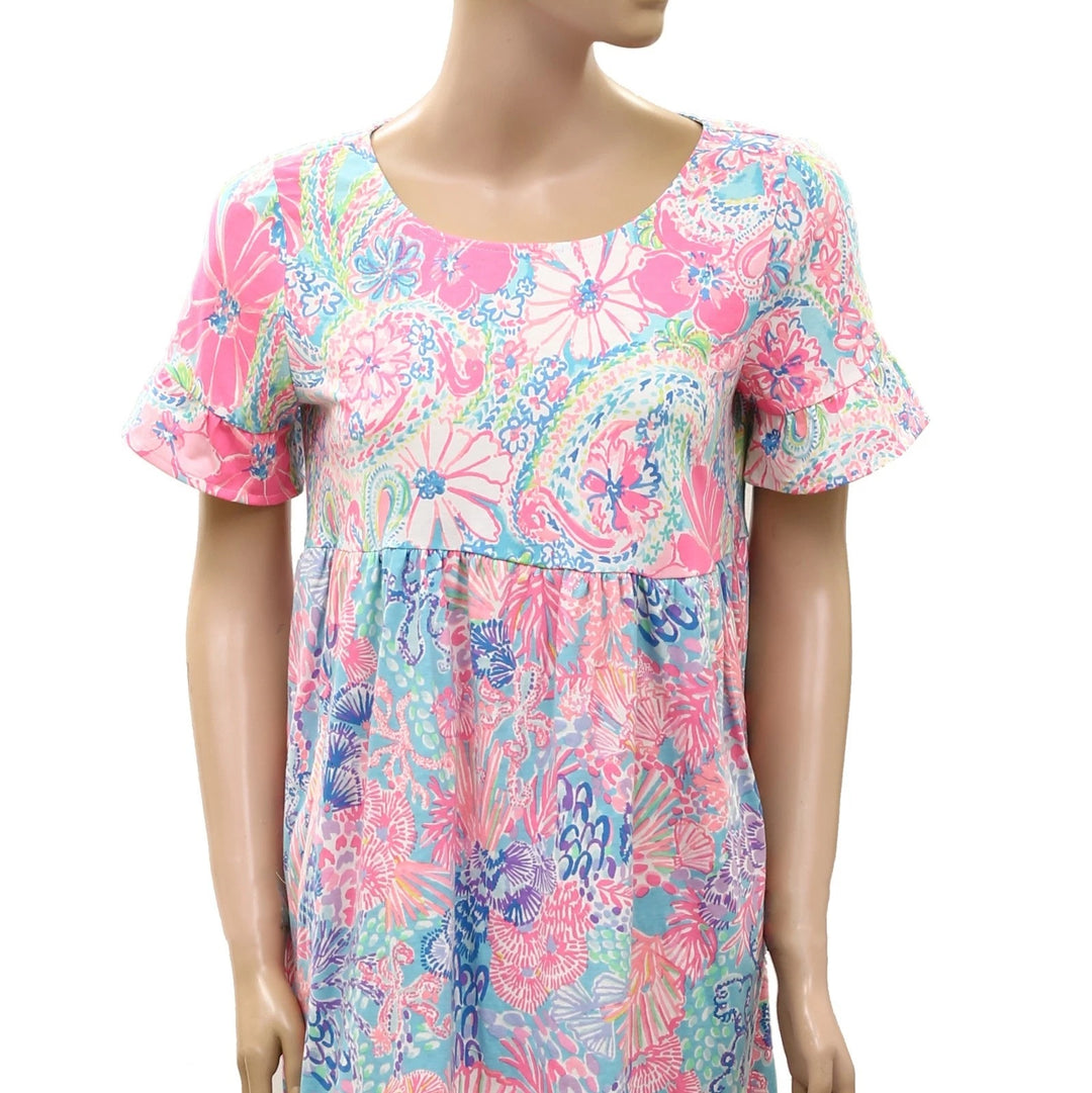 Lilly Pulitzer Swing Short Sleeves Mini Dress