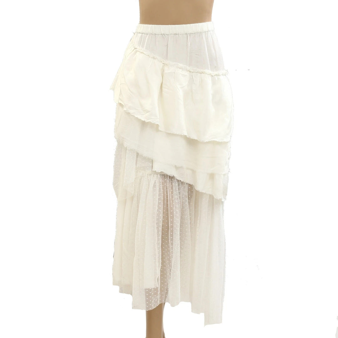 Free People Reality Check Midi Skirt