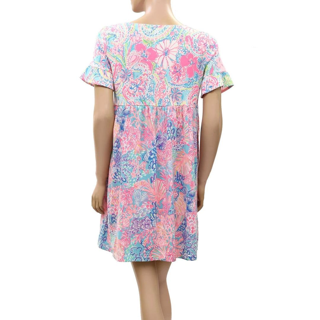 Lilly Pulitzer Swing Short Sleeves Mini Dress