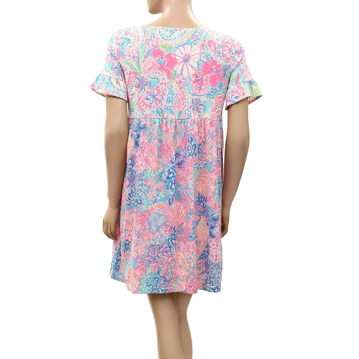 Lilly Pulitzer Swing Short Sleeves Mini Dress