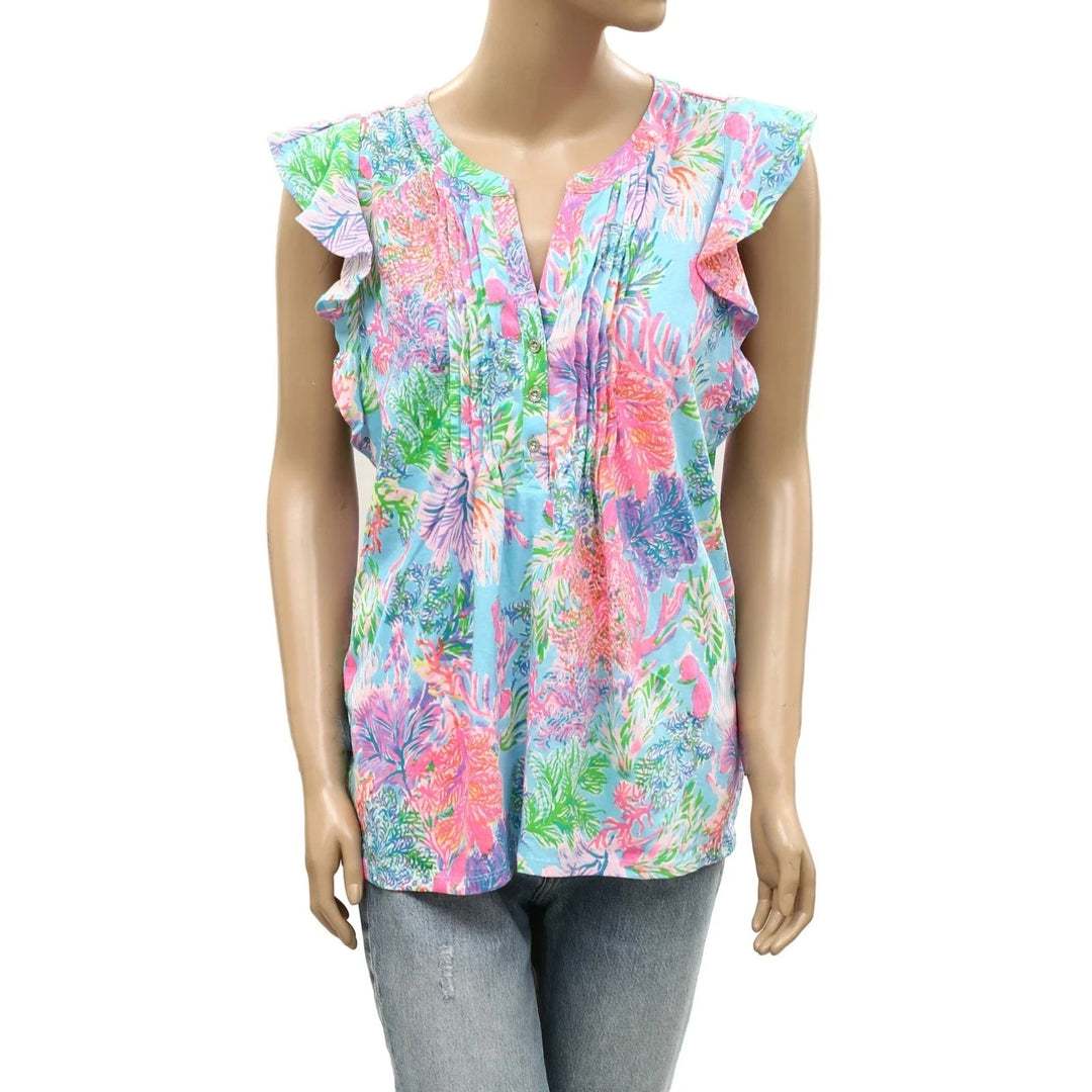 Lilly Pulitzer Golda Blouse Top