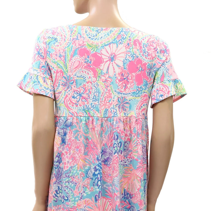 Lilly Pulitzer Swing Short Sleeves Mini Dress