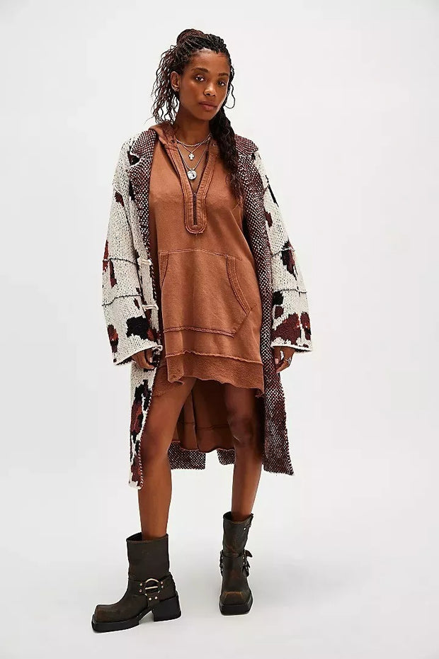 Free People North Sweatshirt Hoodie Tunic Top